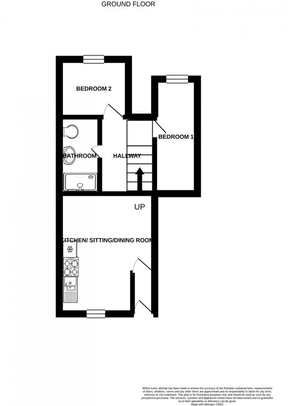 Floorplan for Middle Hillgate, Stockport