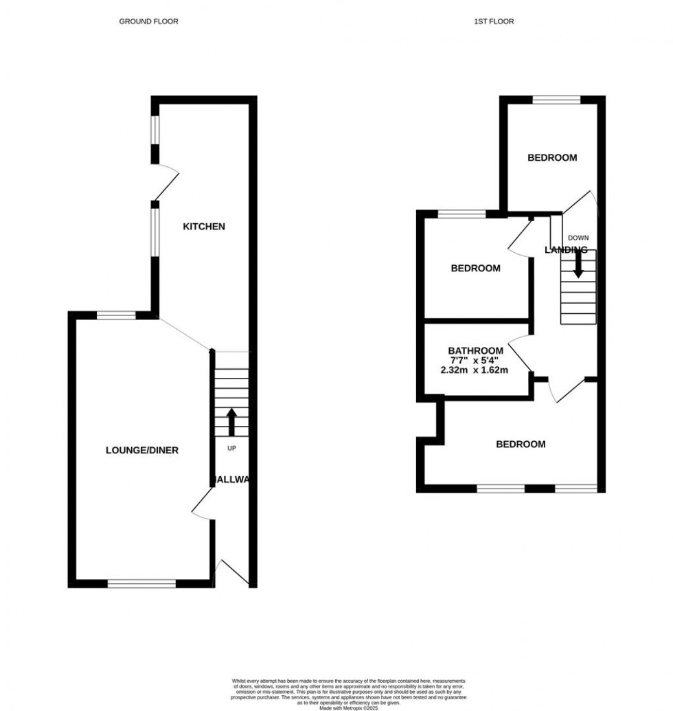 Floorplan for Boscombe Street, Stockport