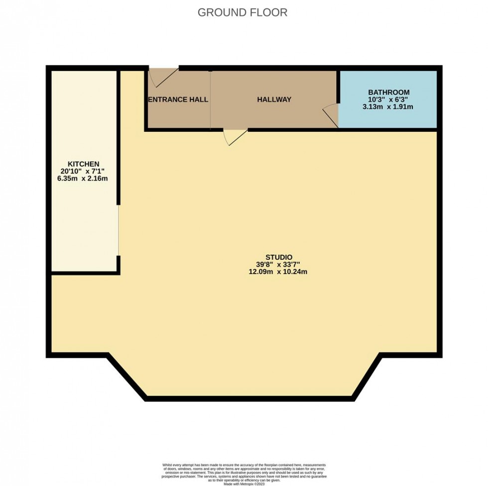 Floorplan for Wellington Road North, Stockport
