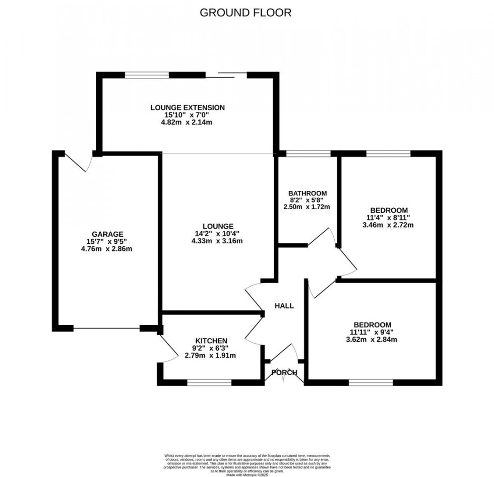 Floorplan for Oakland Avenue, Stockport