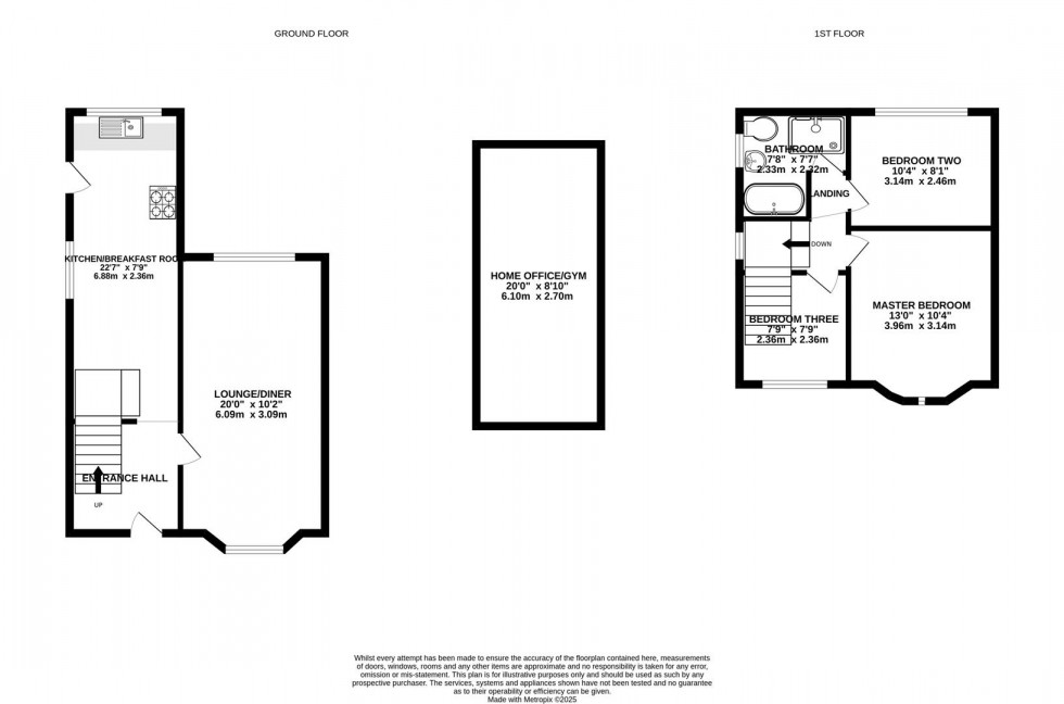 Floorplan for Ludlow Road, Stockport