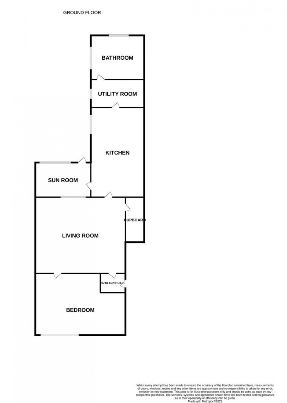 Floorplan for Brookfield Terrace, Hazel Grove, Stockport