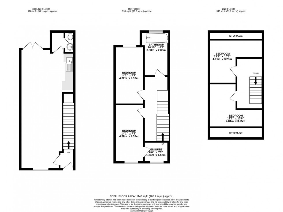 Floorplan for Louisa Mews, Denton