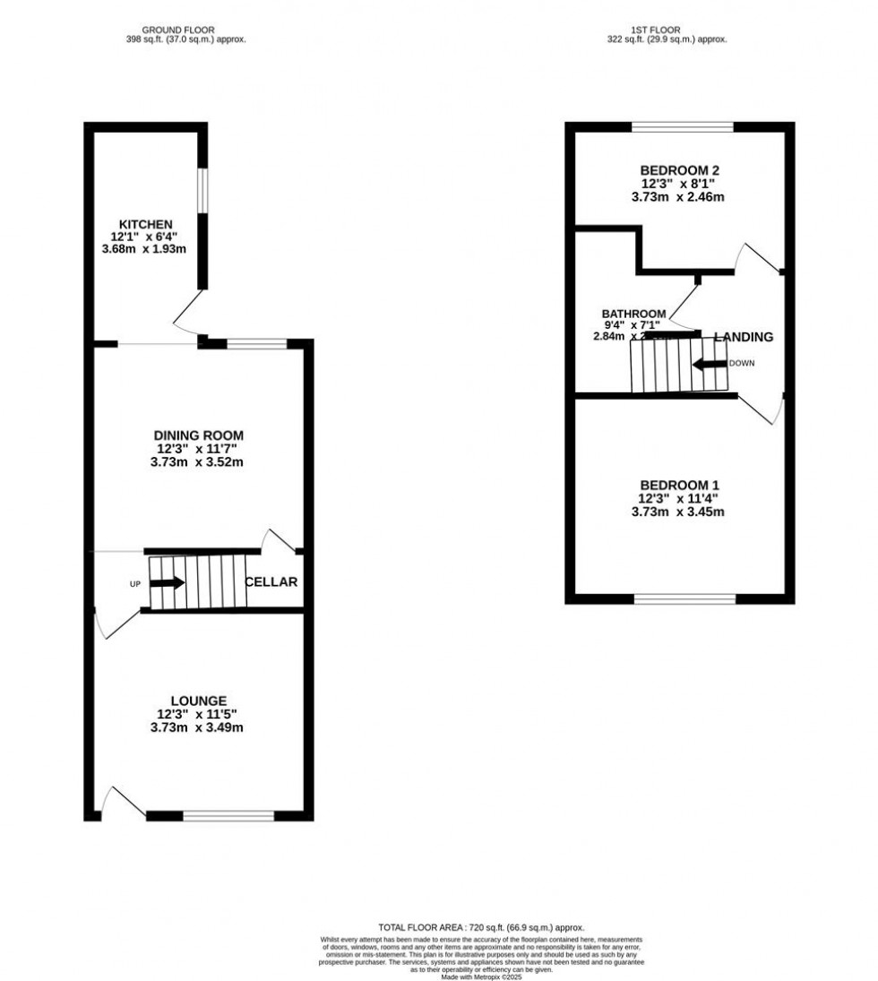 Floorplan for Gorsey Mount Street, Offerton, Stockport