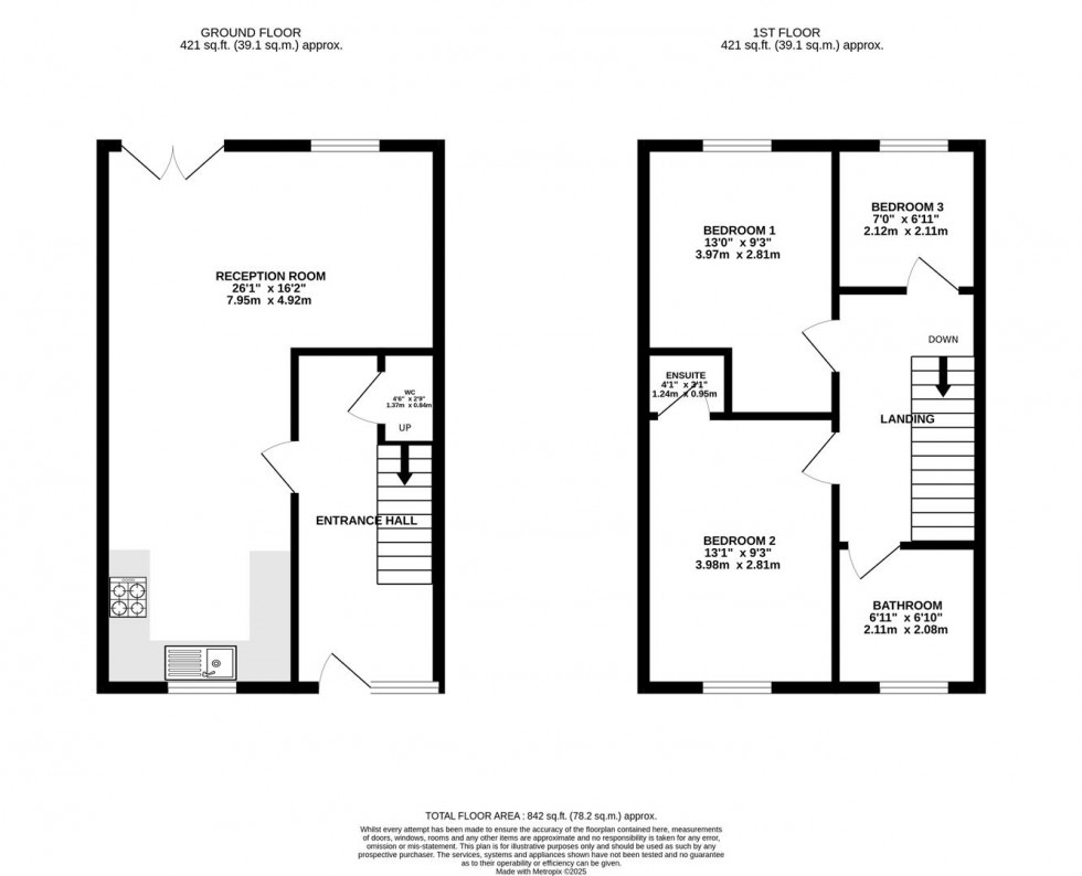 Floorplan for Compstall Road, Romiley, Stockport