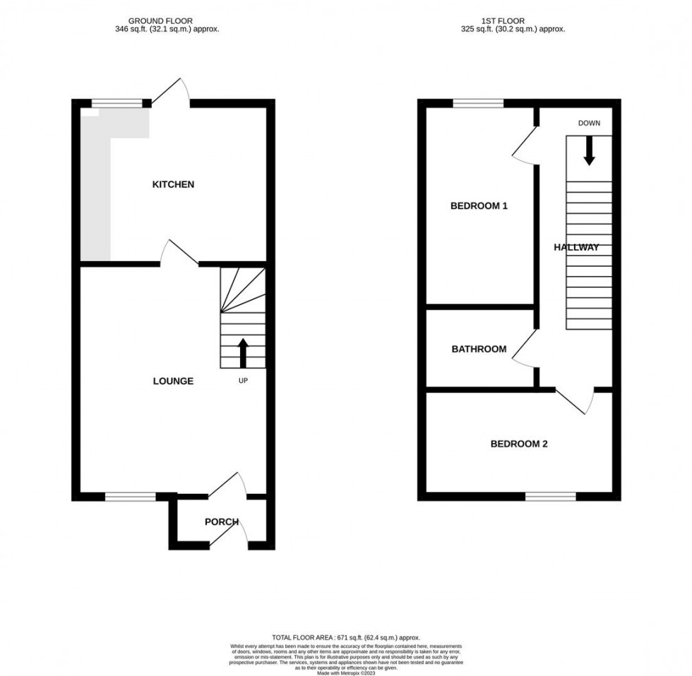Floorplan for Heaviley Grove, Stockport