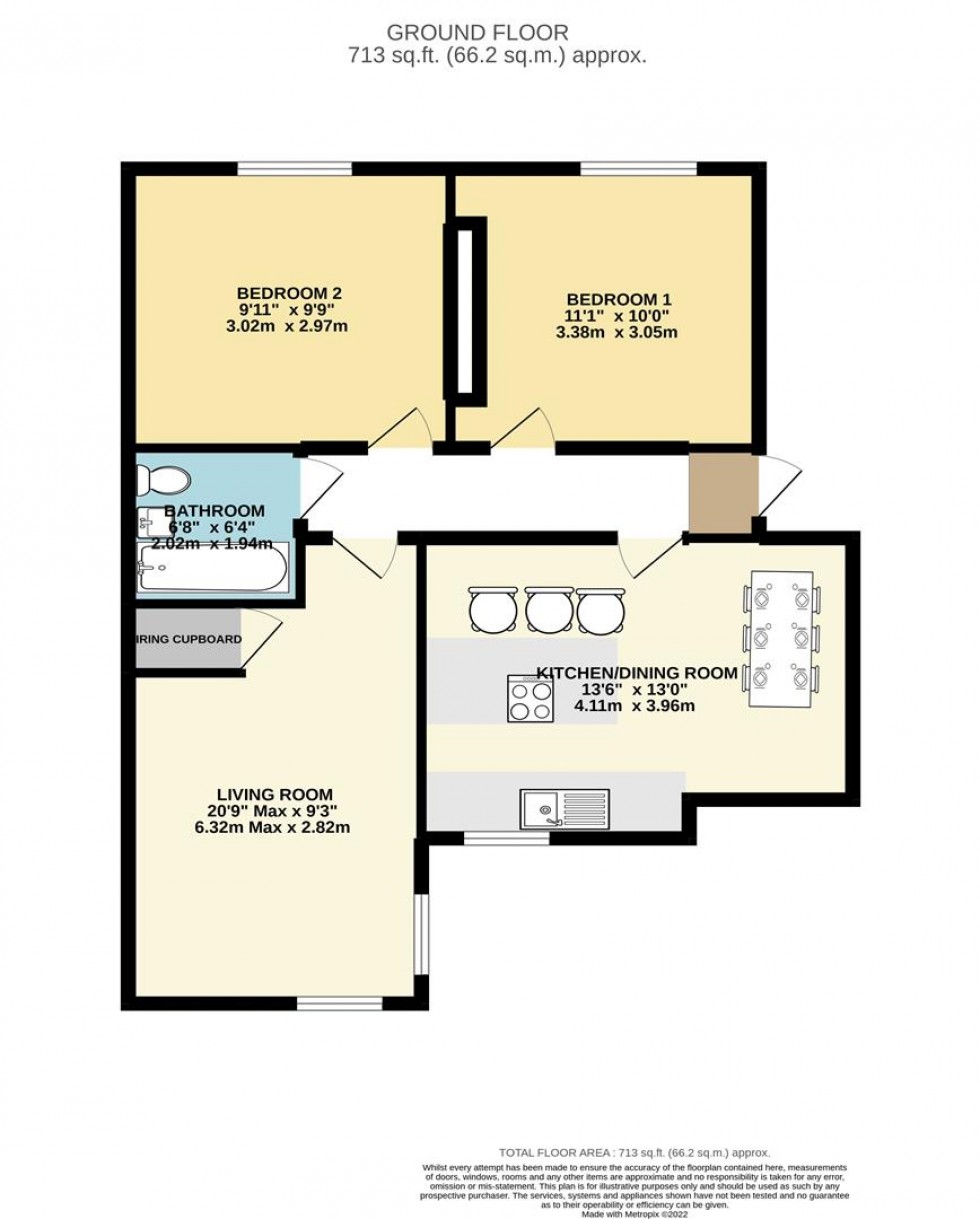 Floorplan for Shaw Heath, Stockport