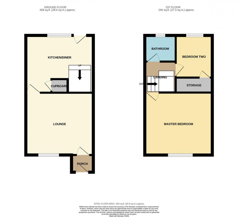 Floorplan for Edward Street, Marple Bridge, Stockport
