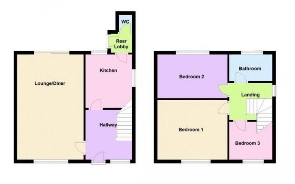 Floorplan for Yew Tree Drive, Bredbury, Stockport