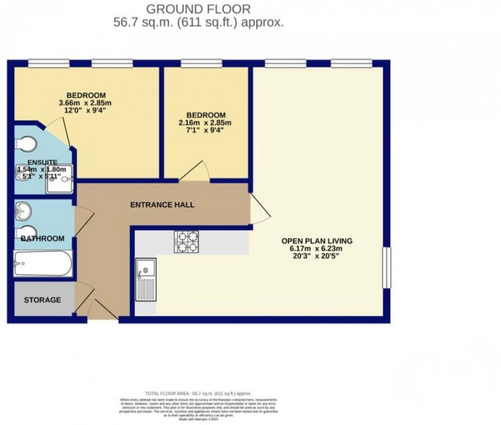 Floorplan for Hatters Court, Stockport
