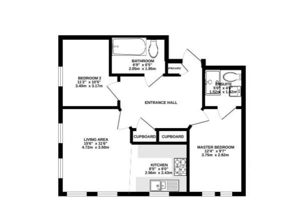 Floorplan for Hatters Court, Hillgate, Stockport
