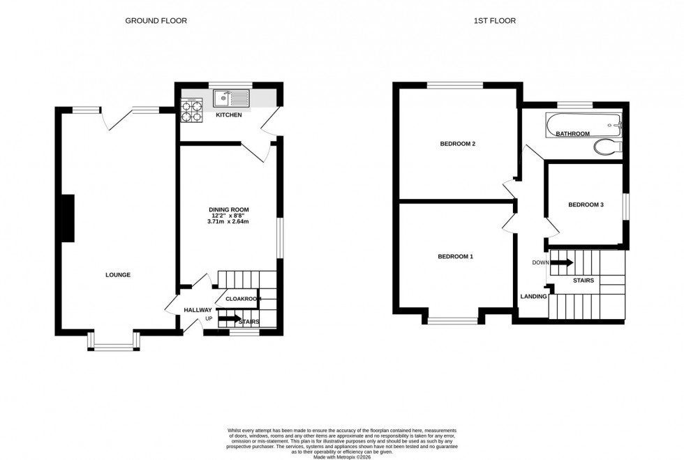 Floorplan for Ross Avenue, Stockport