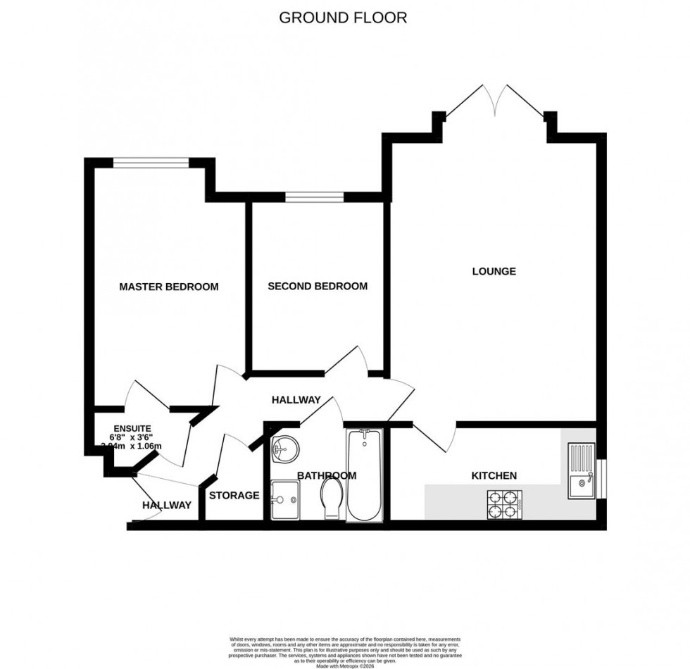 Floorplan for Chamberlain Gardens, Bredbury, Stockport