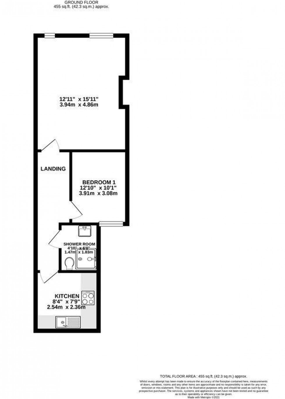 Floorplan for Gorton Road, Stockport