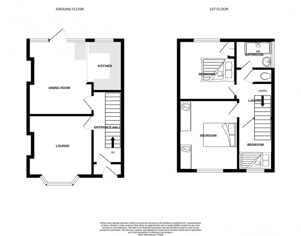 Floorplan for The Crescent, Davenport, Stockport
