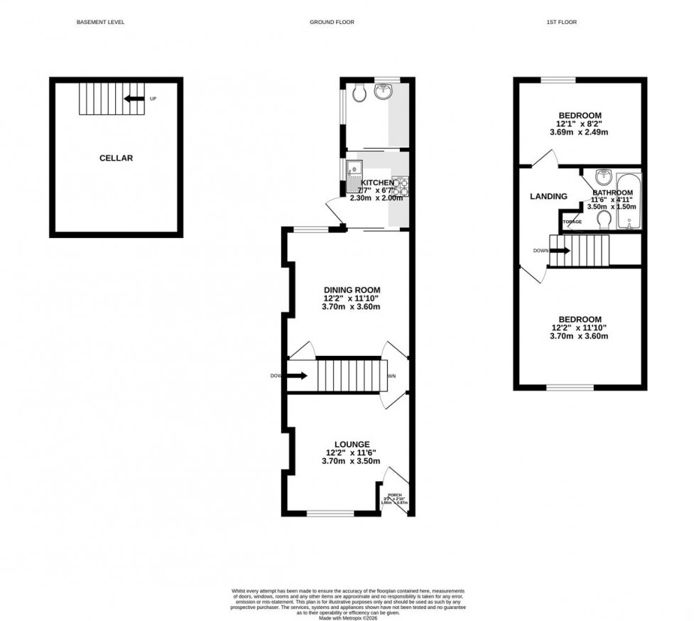 Floorplan for Shaw Road South, Stockport