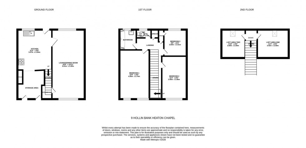 Floorplan for Hollin Bank, Stockport