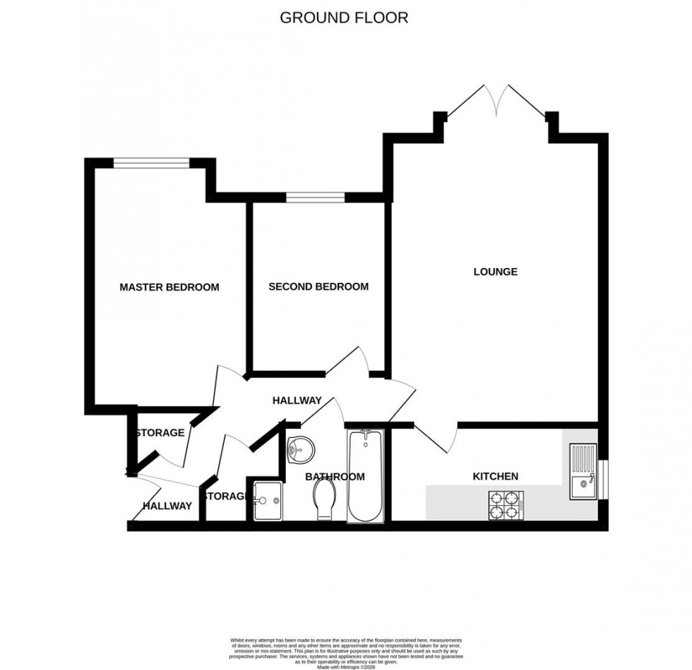 Floorplan for Chamberlain Gardens, Bredbury, Stockport