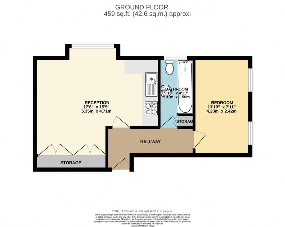 Floorplan for Cavendish Road, Eccles, Manchester