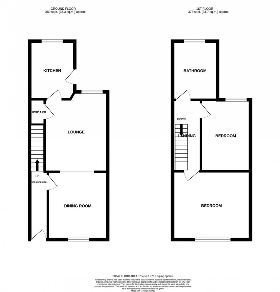 Floorplan for Hartington Street, Manchester