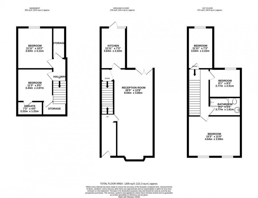 Floorplan for Parsonage Street, Stockport