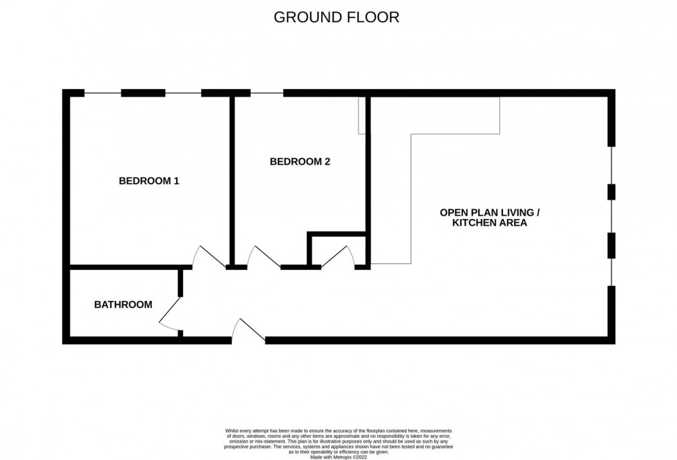Floorplan for 27 Cavendish Road, Eccles, Manchester