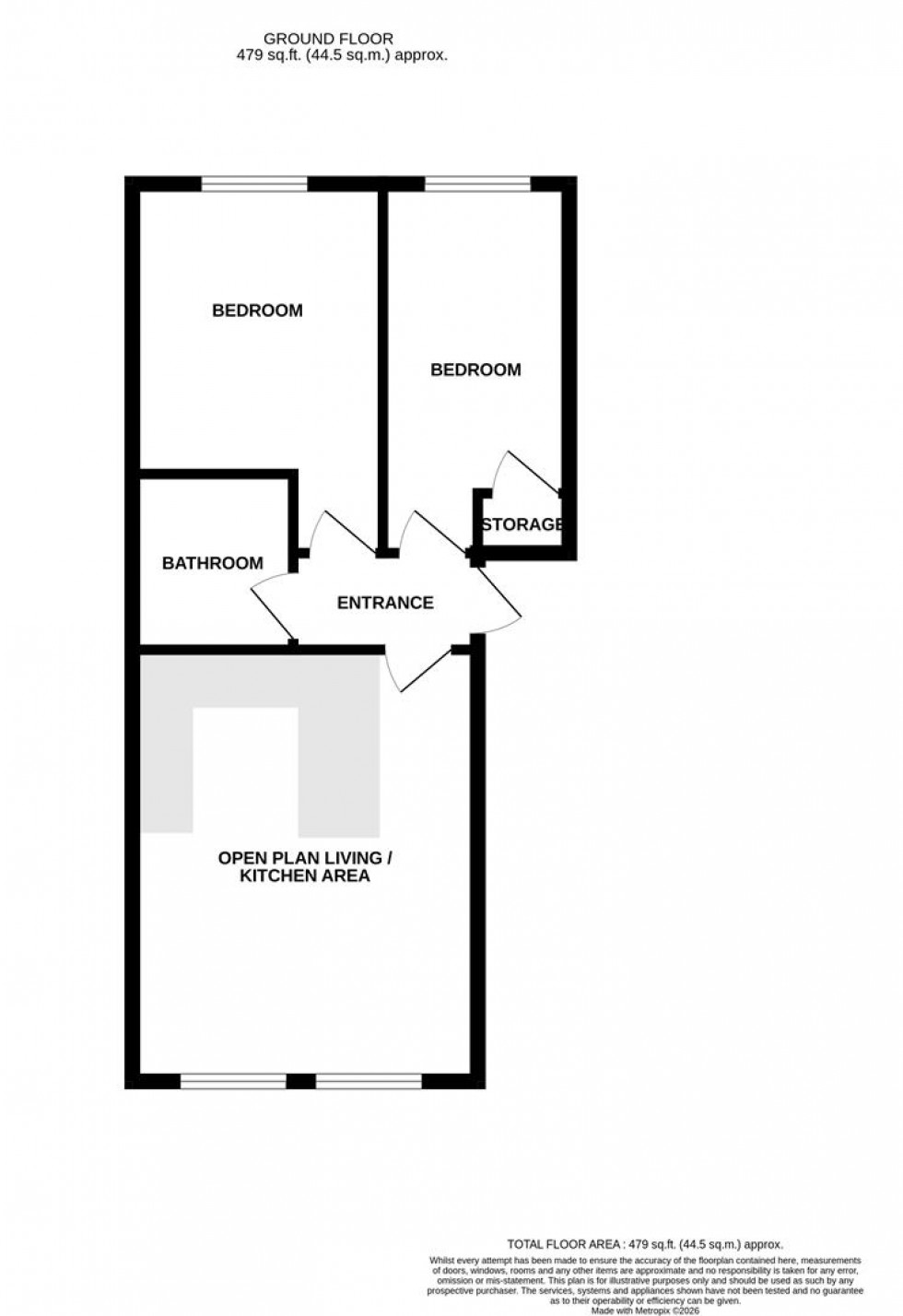 Floorplan for Vine Street, Hazel Grove, Stockport