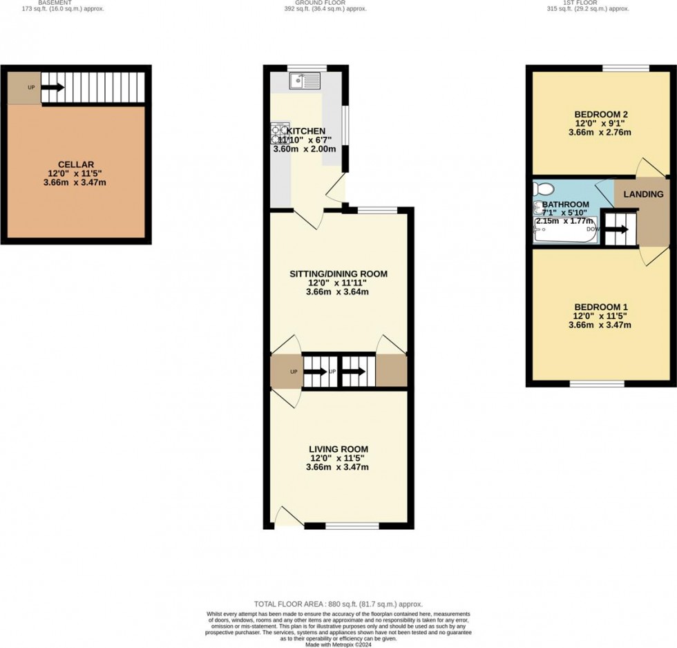 Floorplan for Florist Street, Stockport