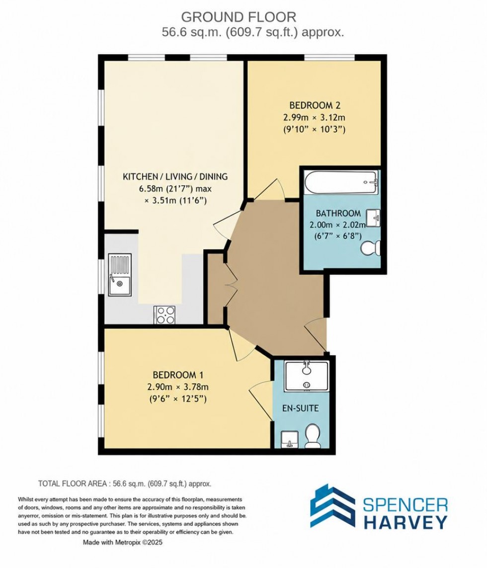 Floorplan for Hatters Court, Stockport
