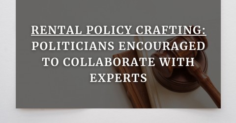 Rental Policy Crafting: Politicians Encouraged to Collaborate with Experts